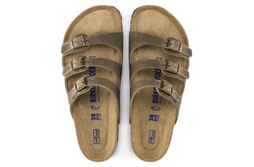 Image of Birkenstock Florida Soft Footbed Oiled Leather Sandals - Womens, Spectacular Pink, Medium, 41, 1011432-41