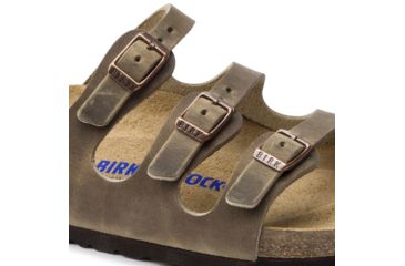 Image of Birkenstock Florida Soft Footbed Oiled Leather Sandals - Womens, Spectacular Pink, Medium, 41, 1011432-41