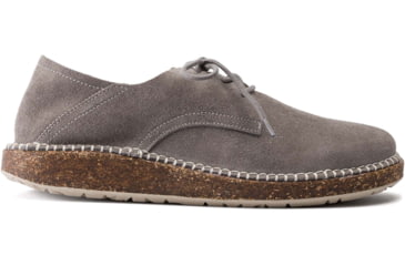 Image of Birkenstock Gary Suede Shoes - Mens, Light Gray, 42, 1016387-R-42