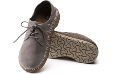 Image of Birkenstock Gary Suede Shoes - Mens, Light Gray, 42, 1016387-R-42
