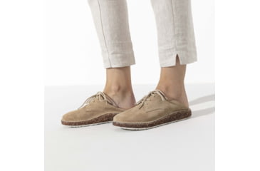 Image of Birkenstock Gary Suede Shoes - Mens, Sand, 43, 1014094-R-43