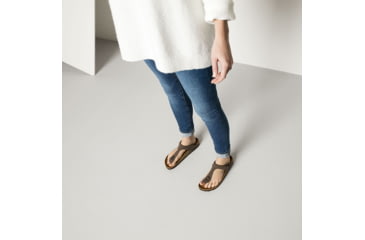 Image of Birkenstock Gizeh Birkibuc - Women's, Mocha, 35 4375-1-35