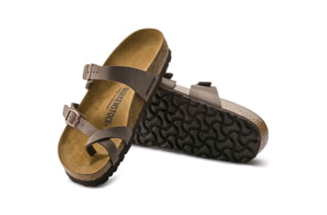 Image of Birkenstock Mayari Birkibuc Sandal - Womens-Mocha-Medium-41