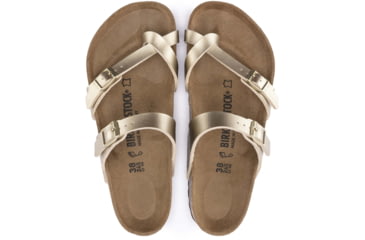 Image of Birkenstock Mayari Birko-Flor Sandals - Womens, Gold, 40, 1016416-R-40