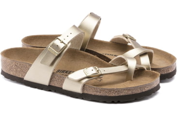 Image of Birkenstock Mayari Birko-Flor Sandals - Womens, Gold, 40, 1016416-R-40