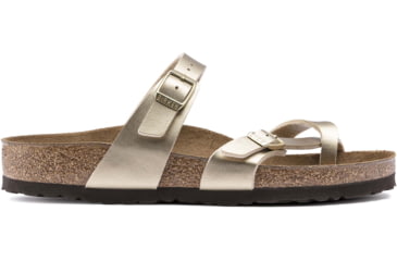 Image of Birkenstock Mayari Birko-Flor Sandals - Womens, Gold, 40, 1016416-R-40