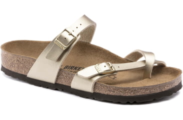 Image of Birkenstock Mayari Birko-Flor Sandals - Womens, Gold, 40, 1016416-R-40
