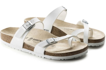 Image of Birkenstock Mayari Birko-Flor Sandals - Womens, White, 41, 1014190-R-41