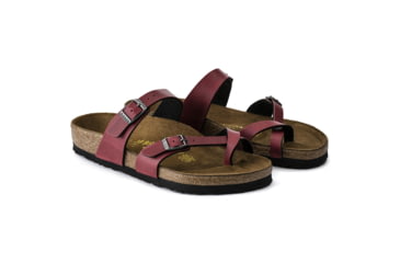 Image of Birkenstock Mayari Birko-Flor Women's Sandal, Bordeaux, 1005021