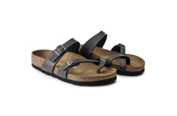 Image of Birkenstock Mayari Birko-Flor Women's Sandal, Anthracite, 1005023