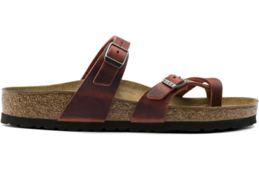 Image of Birkenstock Mayari Oiled Leather Sandals - Womens, Earth, 41, 1015548-R-41