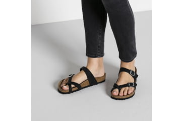 Image of Birkenstock Mayari Oiled Leather - Women's, Black, 36 17148-1-36