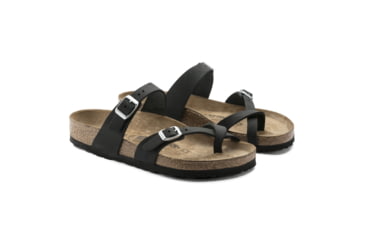 Image of Birkenstock Mayari Oiled Leather - Women's, Black, 36 17148-1-36