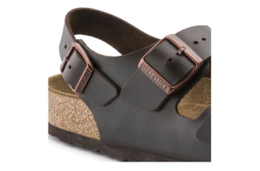 Image of Birkenstock Milano Amalfi Leather Soft Footbed Men's, Testa Di Moro, 39 23454-1-39