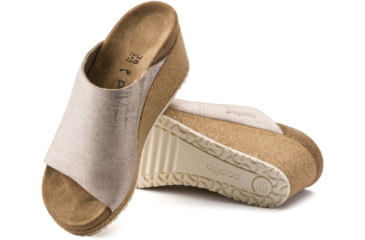 Image of Birkenstock Namica Leather Sandals - Womens, Washed Metallic Rose Gold, 41, 1014836-N-41