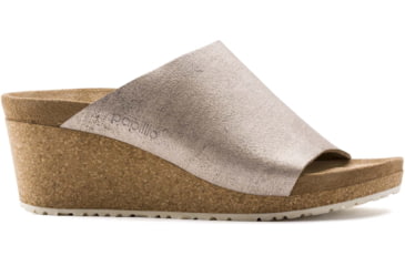 Image of Birkenstock Namica Leather Sandals - Womens, Washed Metallic Rose Gold, 41, 1014836-N-41