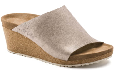 Image of Birkenstock Namica Leather Sandals - Womens, Washed Metallic Rose Gold, 41, 1014836-N-41