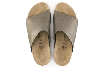 Image of Birkenstock Namica Leather Sandals - Womens, Washed Metallic Stone Gold, 38, 1014879-N-38