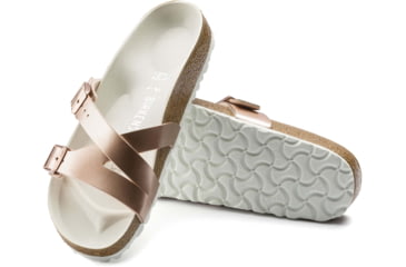 Image of Birkenstock Yao Hex Birko-Flor Sandals - Womens, Metallic Copper, 40, 1016962-N-40