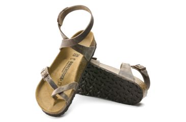 Image of Birkenstock Yara Oiled Leather Sandals - Womens, Tobacco Oiled Leather, Medium, 37, 1011441-37