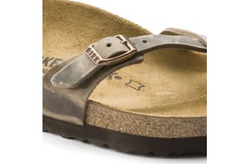 Image of Birkenstock Yara Oiled Leather Sandals - Womens, Tobacco Oiled Leather, Medium, 37, 1011441-37