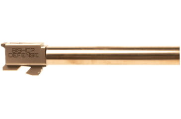 Image of Bishop Defense Match Grade Pistol Barrel, Glock 34, 9mm, 5.31 in, 1-10 Twist, Bronze, BDBLG34BRNZ