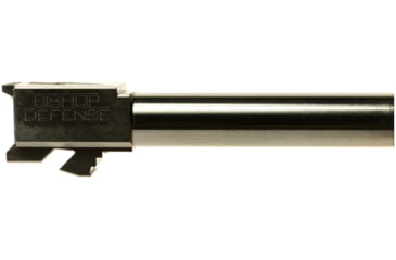 Image of Bishop Defense Match Grade Pistol Barrel, Glock 43, 9mm, 3.39 in, 1-10 Twist, Black, BDBLG43BLK