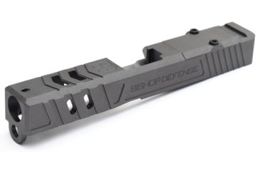Image of Bishop Defense Pistol Slide, Glock 17, Gen 3, Tier 2, Gray BDSLG17G3T2GRY