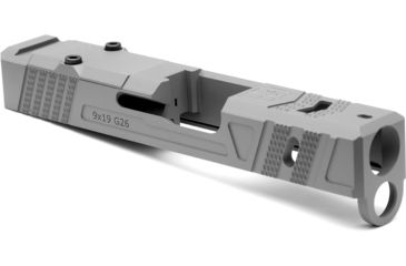 Image of Bishop Defense Pistol Slide, Glock 26, Gen 3, Tier 1, Tungsten, BDSLG26G3T1TNG