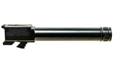 Image of Bishop Defense Threaded Match Grade Pistol Barrel, Glock 17, 9mm, 4.99 in, 1-10 Twist, Black, BDBLTG17BLK