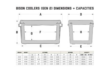 Image of Bison Coolers 50 QT Bison Cooler, Sand, 500202