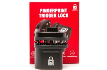 Image of Bison L1 Biometric Fingerprint Trigger Lock, Black, Small, 860001243802