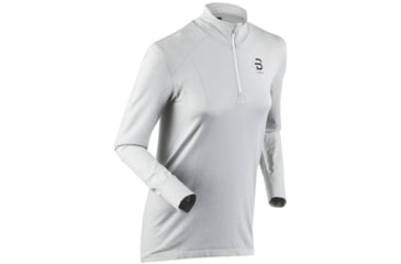 Image of Bjorn Daehlie Half Zip Zone Midlayer - Women's-Snow White-S/M