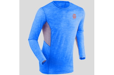 Image of Bjorn Daehlie Training Wool Long Sleeve - Men's, Estate Blue, Extra Large, 332721-25300-XL