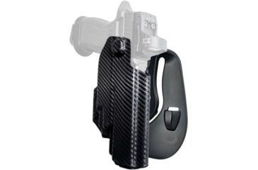 Image of Black Scorpion Outdoor Gear OWB Paddle Holster, Sig Sauer P320 Full Size w/ TLR-7/TLR-8, Right Hand, Carbon Fiber, HC03-PADDLE-P320TLR8CFRH