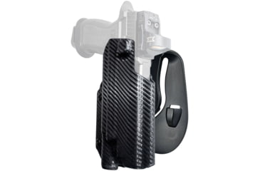 Image of Black Scorpion Outdoor Gear OWB Paddle Holster, Sig Sauer P320 Full Size w/ X-300, Right Hand, Carbon Fiber, HC03-PADDLE-P320X3000CFRH