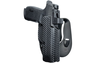 Image of Black Scorpion Outdoor Gear OWB Paddle Holster, Sig Sauer P365 X-MACRO, Right Hand, Carbon Fiber, HC03-PADDLE-P365MAC
