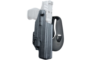 Image of Black Scorpion Outdoor Gear OWB Paddle Holster, Walther PDP 5in w/ TLR-7/TLR-8, Right Hand, Black, HC03-PADDLE-PDP5TLR8BKRH