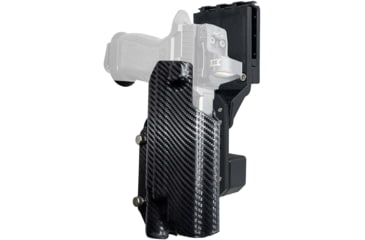 Image of Black Scorpion Outdoor Gear Pro Competition OWB Holster, Sig Sauer P320 Full Size w/ X300, Right Hand, Carbon Fiber, HC04-USPSA-P320X5X300CFRH