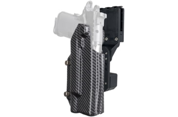 Image of Black Scorpion Outdoor Gear Pro Competition OWB Holster, Springfield Armory Prodigy 5in w/ X300 , Right Hand, Carbon Fiber, HC04-USPSA-PRODI5X300-CFRH