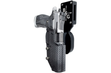 Image of Black Scorpion Outdoor Gear Pro Heavy Duty Competition Kydex OWB Holster, Sig Sauer P226 XFIVE, Right Hand, Black Shell Carbon Fiber, HCD1-USPSABS-P226X5-CFRH