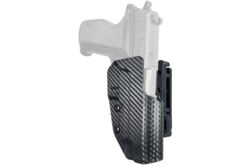 Image of Black Scorpion Outdoor Gear Pro IDPA Competition OWB Holster, Sig Sauer P226 w/ Rail, Right Hand, Carbon Fiber, HC03-IDPA-P226R-CFRH