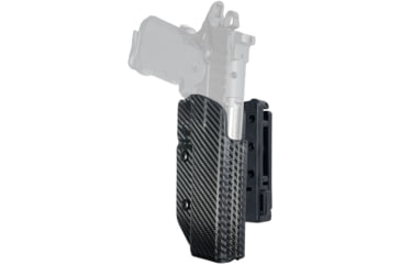Image of Black Scorpion Outdoor Gear Pro IDPA Competition OWB Holster, Springfield Armory digy 5in , Right Hand, Carbon Fiber, HC03-IDPA-PRODIGY5-CFRH