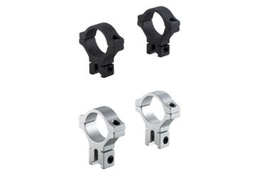 Image of BKL Technologies 0.6in Long Dovetail Rings, Series 300, Black, Silver