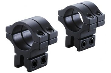 Image of Model 263 1in Long Double Strap Dovetail Rings,Matte Black