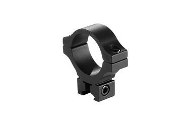 Image of Model 303 0.6in Long Dovetail Ring,Low,Single,Matte Black