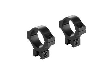 Image of Model 303 0.6in Long Dovetail Rings,Low,Matte Black