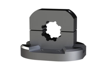 Image of Blac-Rac 7/8in Tube Mount, Black/Gray, 26078