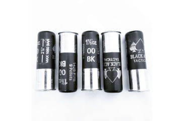 Image of Black Aces Tactical 12 Gauge, #00 Buck, 9 Pellet, 2 3/4in, 1425 ft/s, Zink Coated Steel, Centerfire Shotgun Buckshot Ammo, 25 Rounds, BAT-00-1425