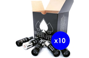Image of Black Aces Tactical 12 Gauge, #00 Buck, 9 Pellet, 2 3/4in, 1425 ft/s, Zink Coated Steel, Centerfire Shotgun Buckshot Ammo, 250 Rounds